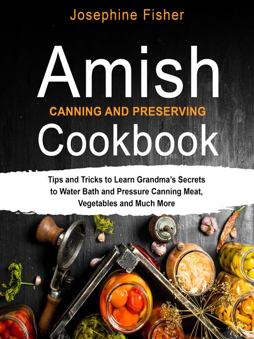 Cover image for AMISH CANNING AND PRESERVING COOKBOOK